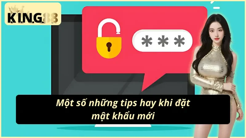 Cách Lấy lại Tài Khoản KING88 Tỉ Lệ Thành Công 100% 5 Những tips quan trọng khi đặt lại mật khẩu mới trong cách lấy lại tài khoản King88